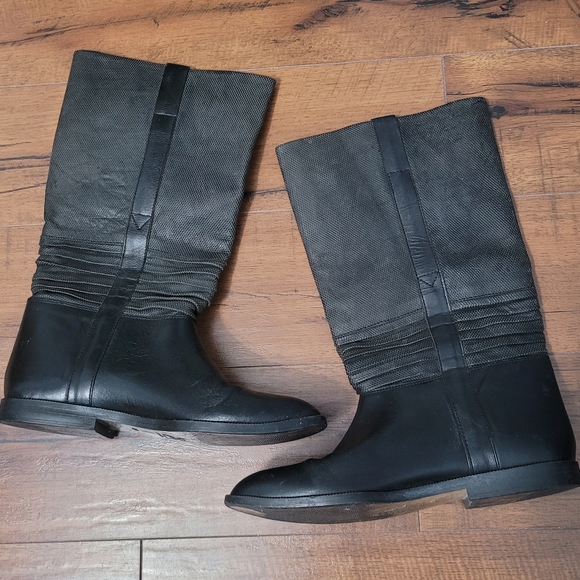 Y2K New York transit black women's boots size 8.5B - Picture 4 of 4